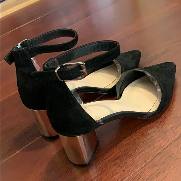 Suede black block heels from Victoria’s Secret - Picture 2 of 4